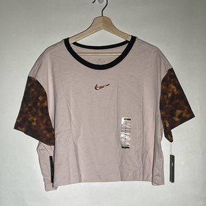 Nike Sportswear Tortoise Short-Sleeve Crop Top XL